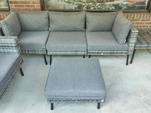 Three Season Gray Wicker Outdoor Sofa & Chair Set