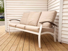 Telescope Casual 'Belle Isle' 3 Cushion Aluminum  Outdoor Sofa