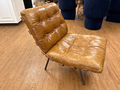 Pair of MCM Leather Chairs
