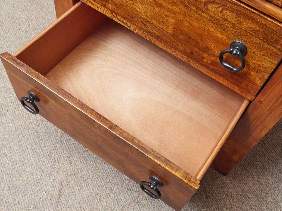 Pair of Klaussner Cherry 4 Drawer Nightstands