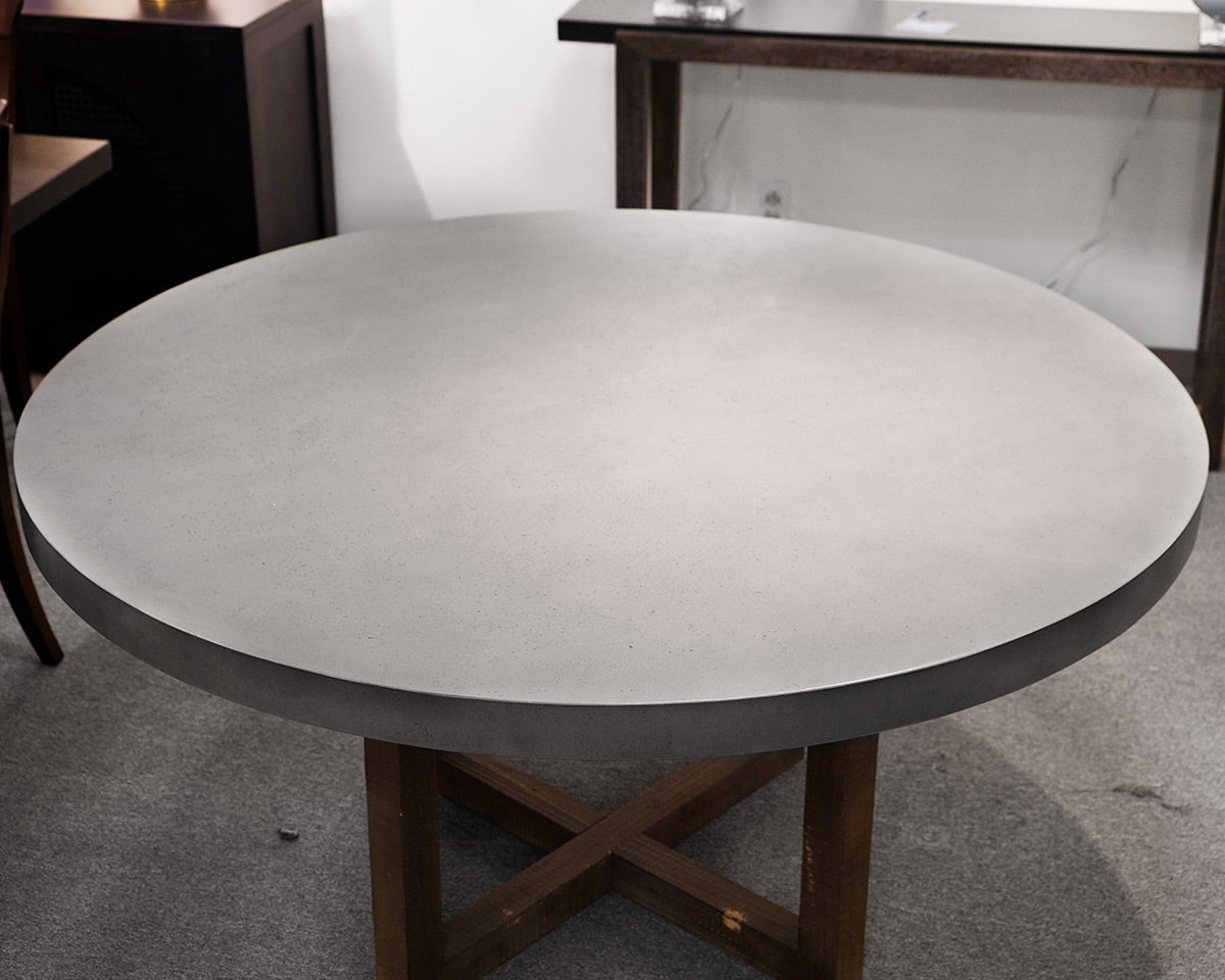 RH "Heston" Concrete Dining Table