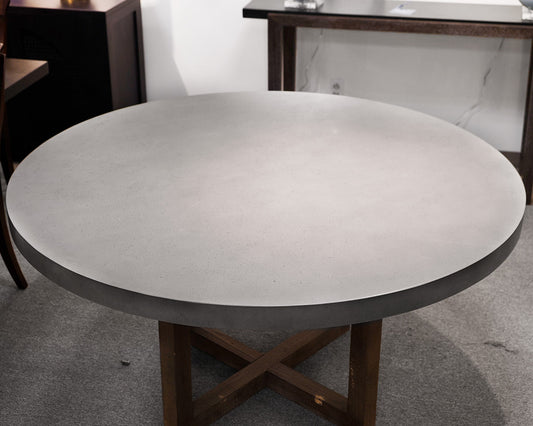 RH "Heston" Concrete Dining Table