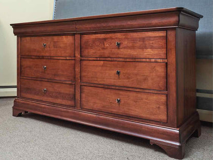 Nichols & Stone Cherry Louis Phillip Style 8 Drawer  Dresser