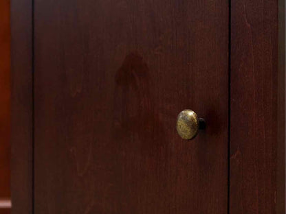 Louis Phillip Style 1 Door Nightstand in  Bourbon Finish