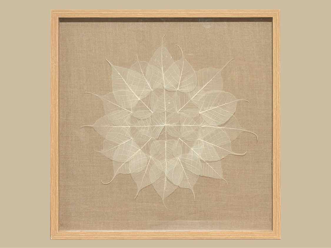 Pressed Leaves Framed Wall Decor