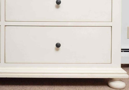 Restoration Hardware Cream Finish 7 Drawer Dresser