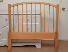 Maple Twin Bow Back Bed  with Spindles