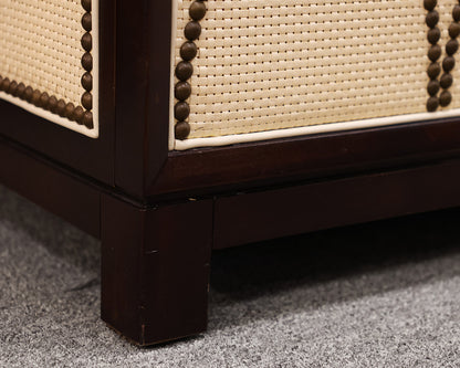 Basket Weave Display Cabinet