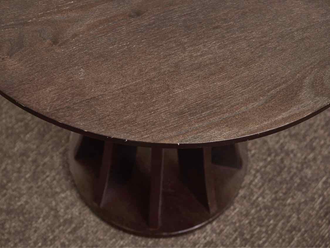 Pair of Brown Stained Oak Side Tables