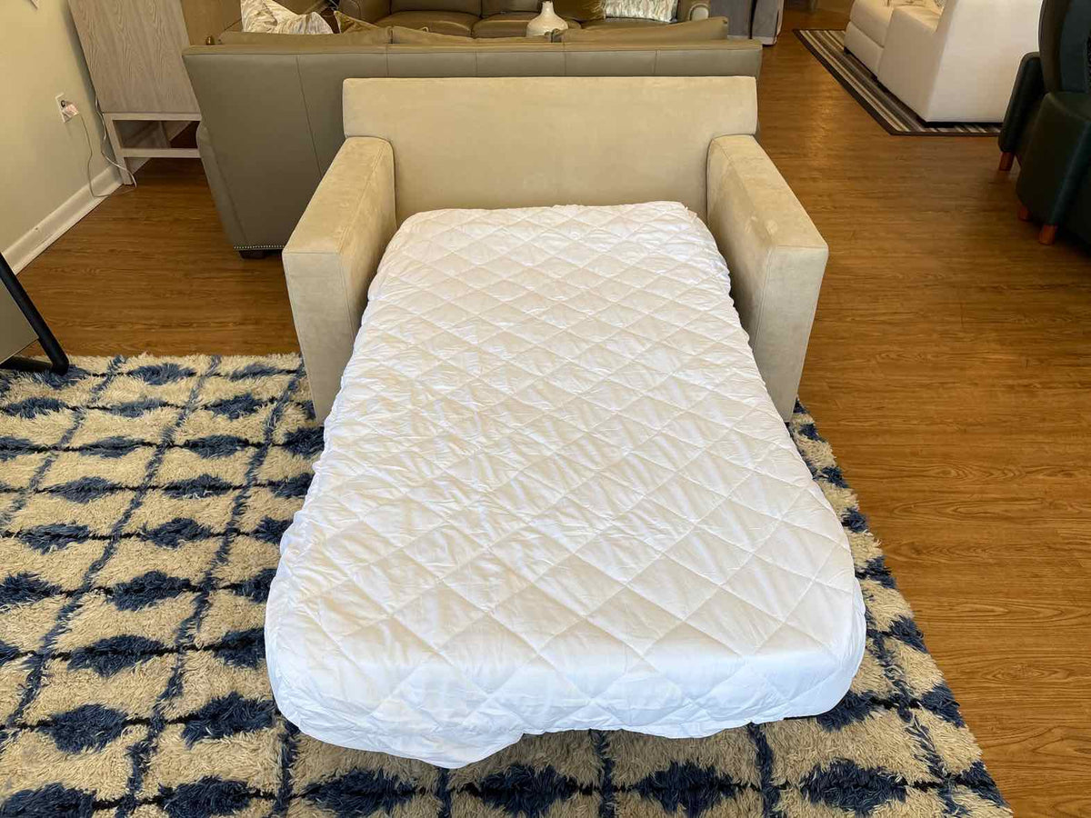 Crate & Barrel 'Axis' Twin Sleeper Chair and a Half