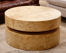 Mont Blanc Mixed Circles Burl Coffee Table