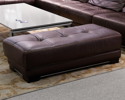 Roche Bobois Brown Leather Sectional