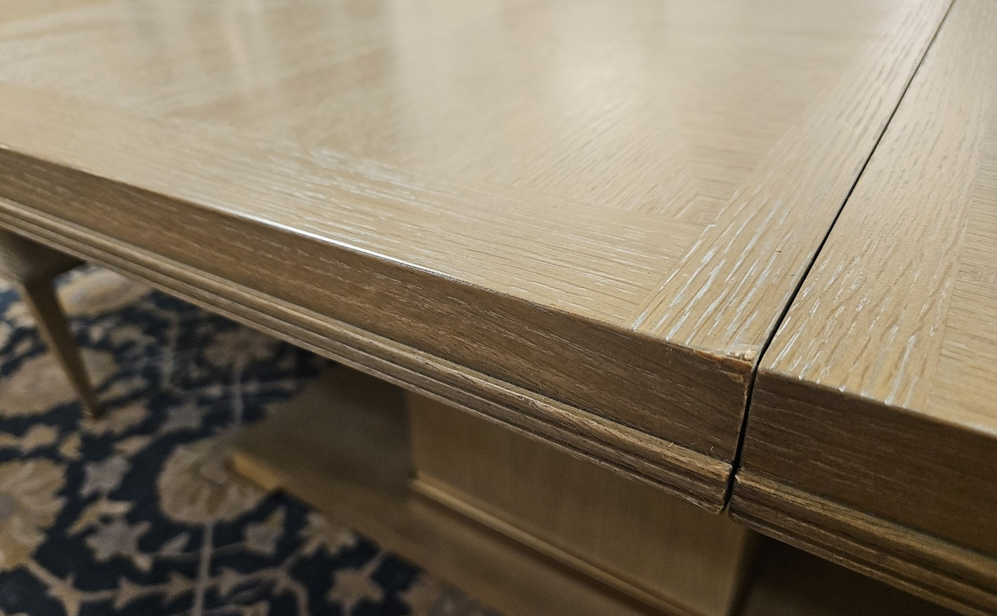 A.R.T. Furniture 'Bedford' Cerused Oak Dining Set w/ 6 Chairs