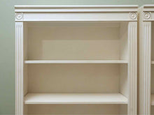 Ethan Allen 'Crawford' 4 Shelf Fluted Pilasters & Rosette Bookcase