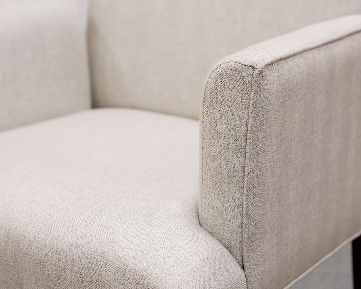Set of 6 Custom Vangaurd Upholstered Dining Chairs