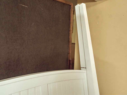 Vermont Tubbs White 4 Post Queen Bed Beadboard Accents