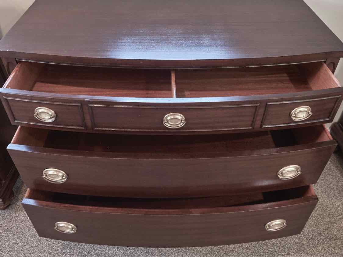 Ribbon Mahogany Three Drawer Chest