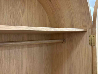 Anthropologie 'Wallace' Cane & Oak Armoire