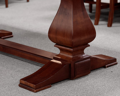 Ethan Allen Double Pedestal Dining Table