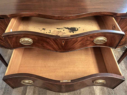 Henkel Harris Mahogany Serpentine Server