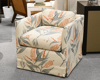 Pair of Serena & Lily Swivel Chairs