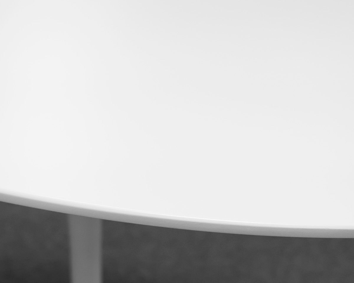 Oval White Tulip Dining Table