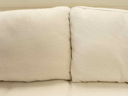 Pottery Barn Ivory Bench Upholstered Sofa