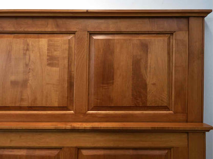 Solid Maple Queen Panel Bed