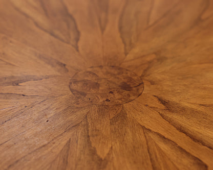 Baker Round Reeded Cocktail Table