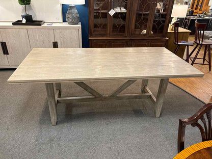 Crescent Furniture Grey Farmhouse Dining Table