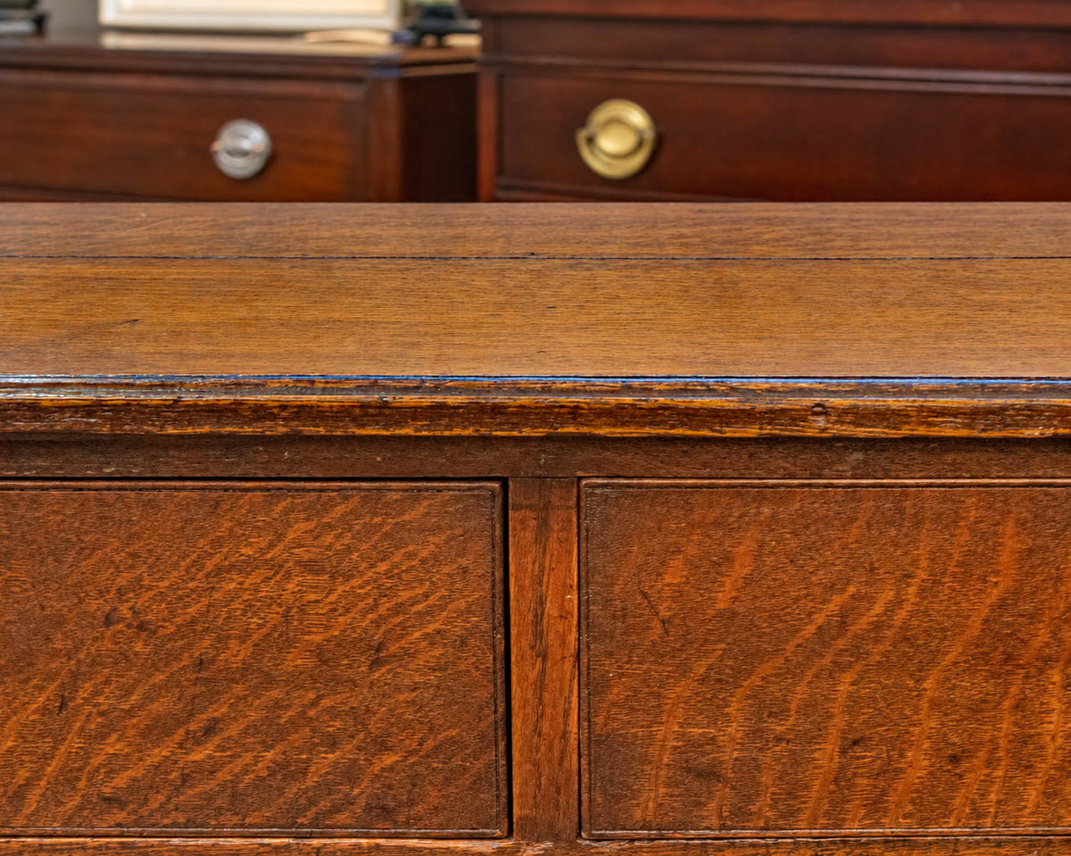 English Oak 2 Over 3 Chest