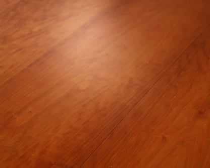 Oval Cherry Dining Table with Leaves