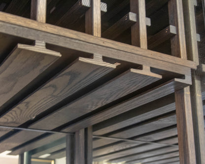 Espresso Finish Six Drawer Bar