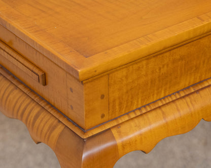 Eldred Wheeler Tiger Maple Tea Table