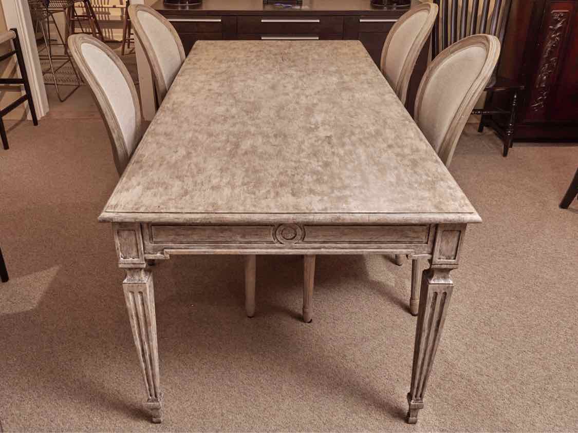 Eloquence  Gustavian Dining Table & 4 Chair Set