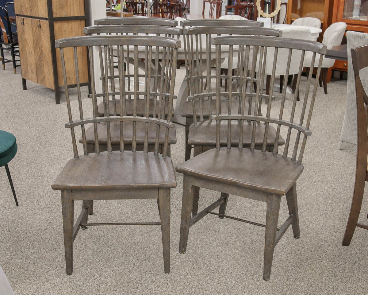 Set of 6 Windsor Style Dining Chairs