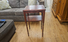 Side Table with Gallery Shelf