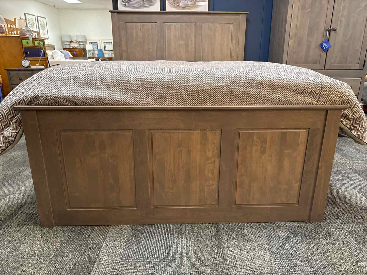 Nine Drawer Queen Storage Bed