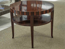 John Widdicomb Zebra Wood Side Table