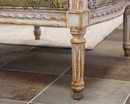 Custom Louis XVI Bergere w/ Round Back Chair