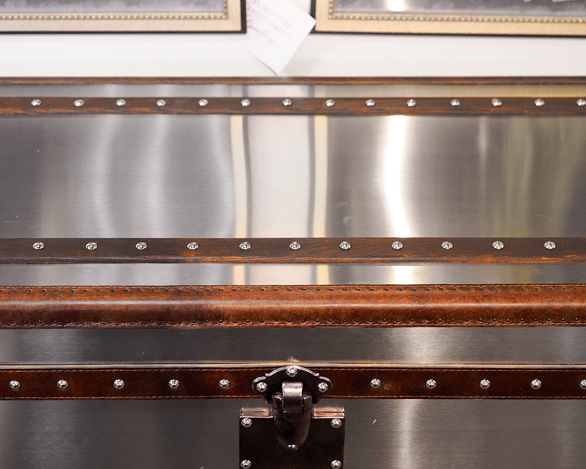 Steamer Style Metal Dresser