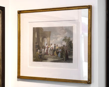 Antique "The Possesion to the Christening" Artwork
