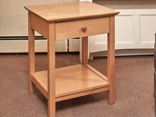 Vermont Tubbs Solid Ash Natural Finish 1 Drawer  Nightstand