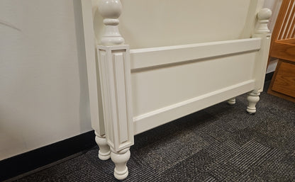 Pottery Barn Ivory Twin Bed