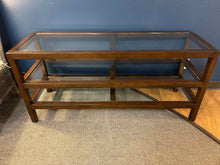 Pottery Barn 'Gayle' Glass Top Console