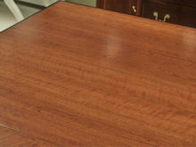 Custom Italian Country Dining Table in Cherry and Black with Leaves