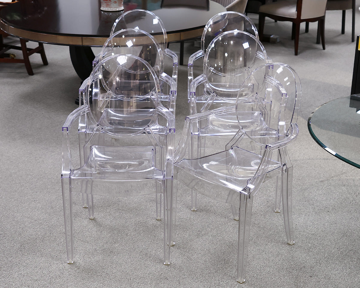 Kartell Louis Ghost Dining Chairs