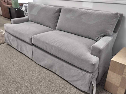 Wesley Hall Two Cushion Sofa in Gray