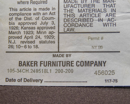 Pair Of  Baker " Coach Legacy" Glove Tanned Mahogany Leather Chairs & Ottoman