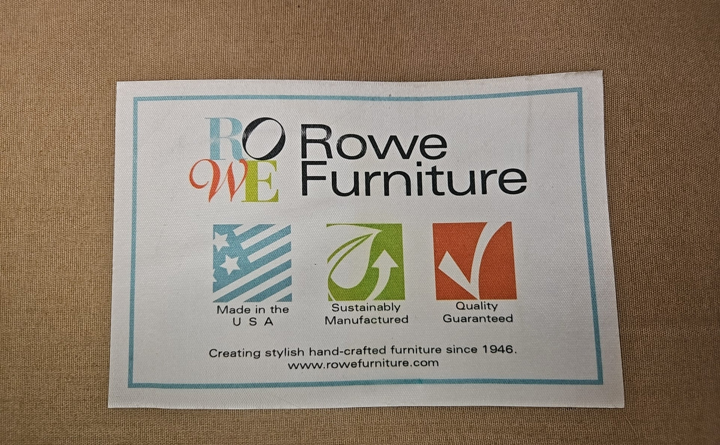 Rowe Sectional in Sandy Grey